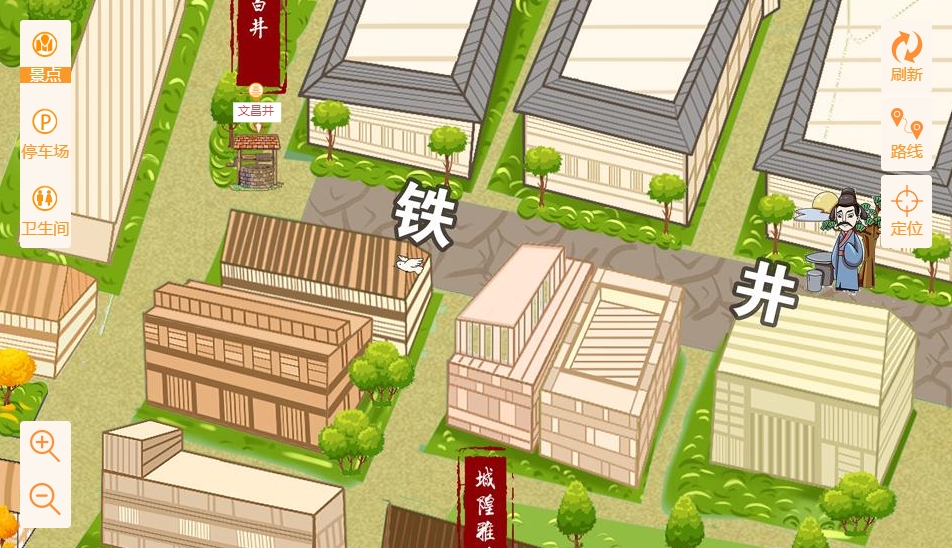 海门智慧景区：手绘地图与语音导览的完美融合